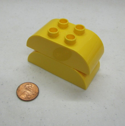 Lego duplo blocco giallo 2x4 - blocco,