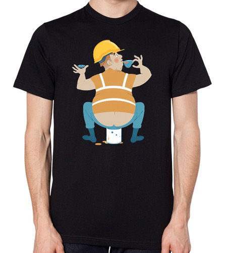 Builder bum shirt - builder's, uomo
