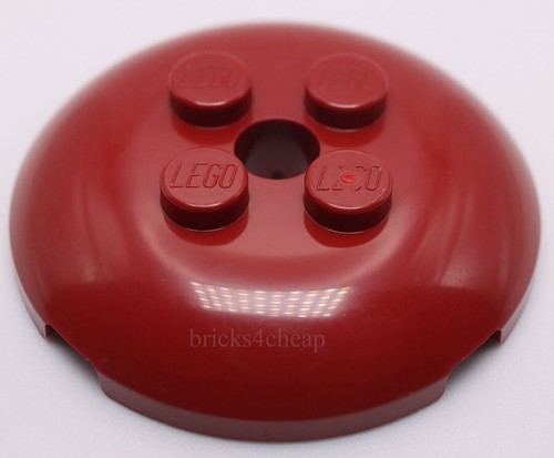 Lego mattone rosso scuro - lego, 2x