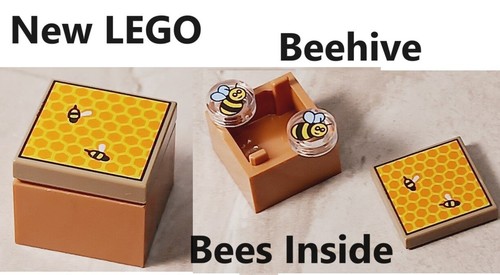 Nuovo lego alveare con - nuovo, api