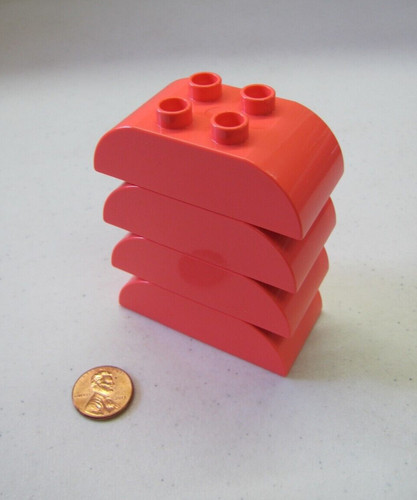 Lego duplo block - lego, salmon